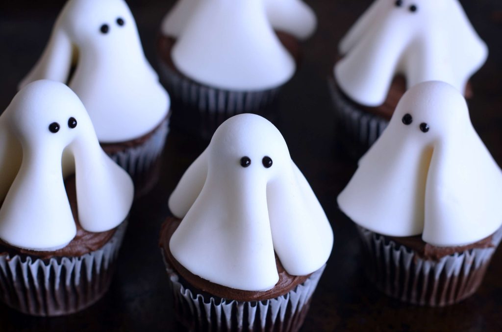 Ghostly cupcakes