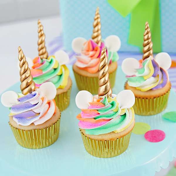 Magical unicorn cupcakes