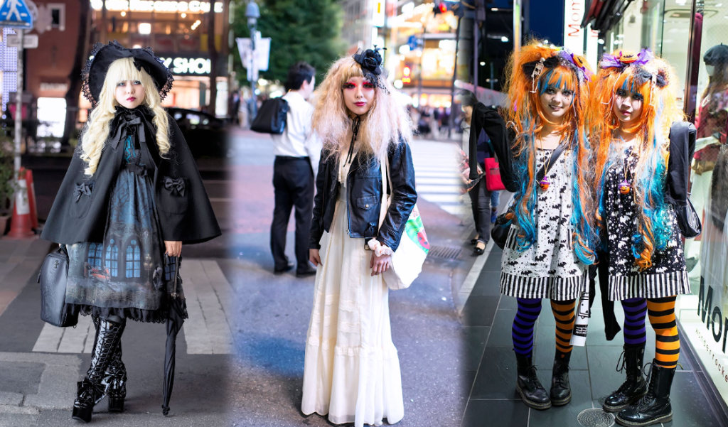 Some unique Harajuku outfits in Halloween theme