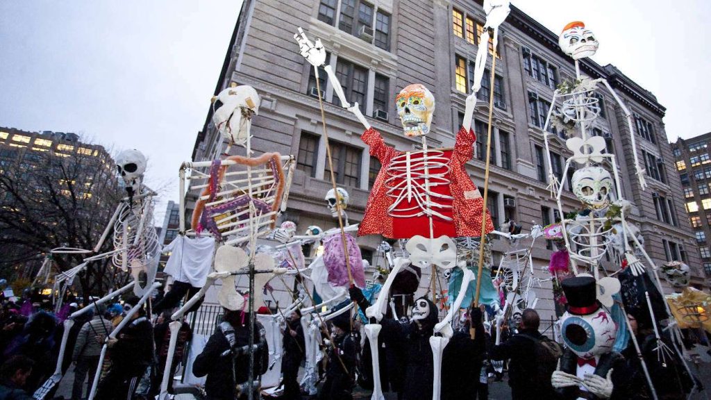 Halloween parade in New York City