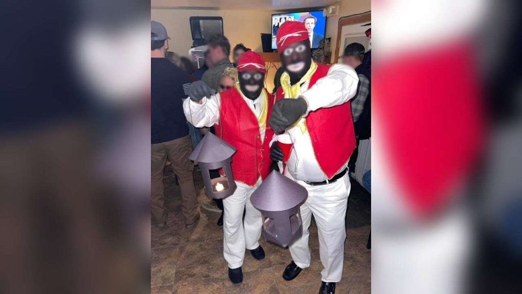"Black Face" costumes outrage