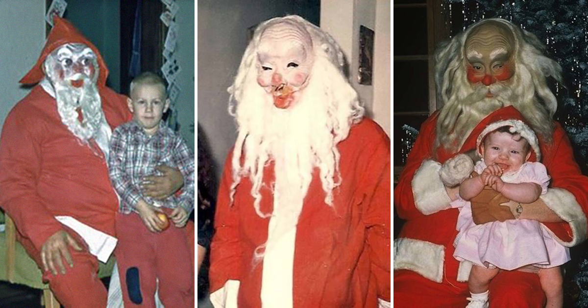 Why are Vintage Santas so Creepy?