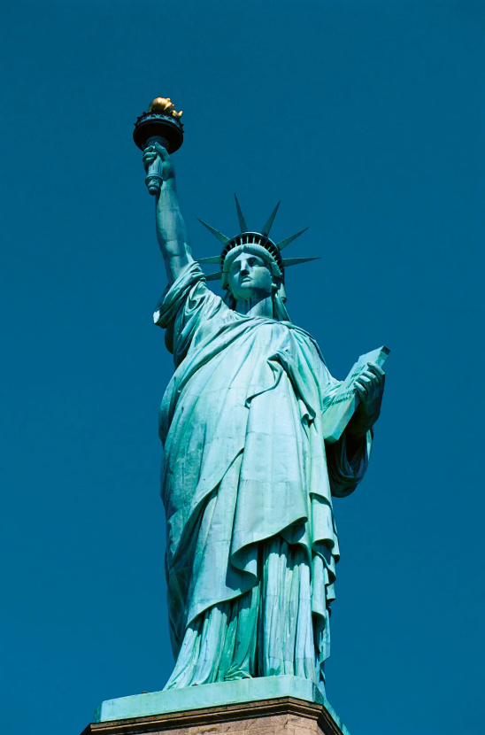 Statue of Liberty is a Christmas gift from France to America