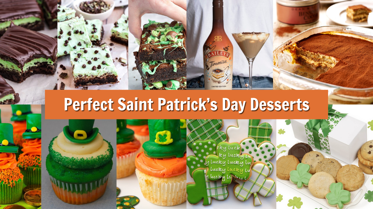 4 Easiest and Most Eye-Catching Saint Patrick's Day Dessert Recipes
