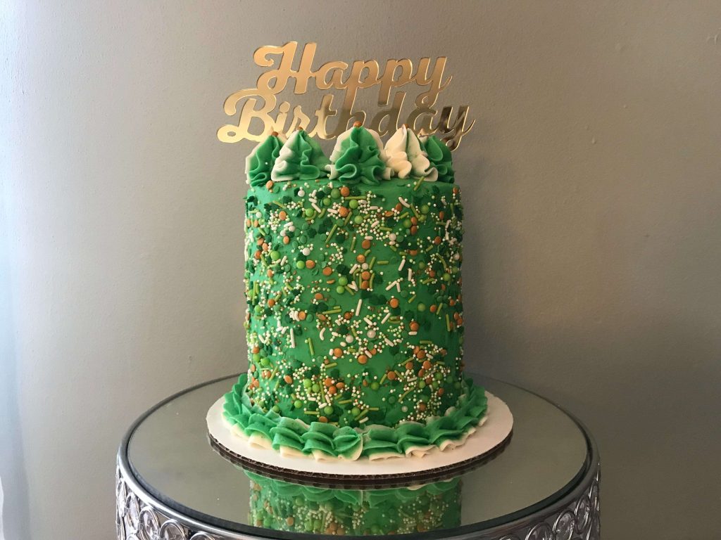 A Saint Patties birthday cake that helps you celebrate two celebrations at the same time