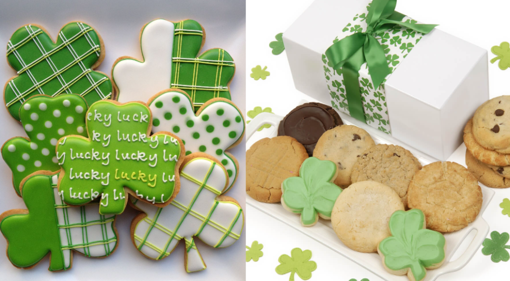 Shamrock cookies might be the most beautiful Saint Patty's Day dessert