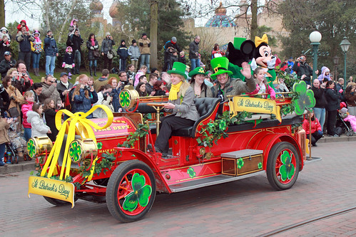 St. Patrick's Day parade at Disneyland Paris