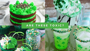 Is Green-Colored Saint Patrick's Day Desserts Toxic? What are Safer Alternatives?