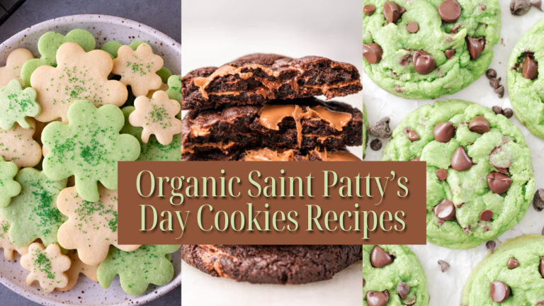 Green and Healthy: 3 Organic Saint Patty’s Day Cookies Recipes