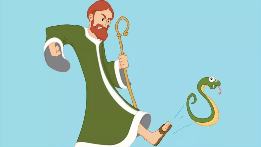 It's a misunderstanding that St. Patrick used to banished snakes from Ireland