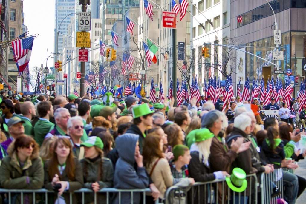 St. Patrick's Day celebrations are the biggest partly because there are even more Irish in the US than in Ireland