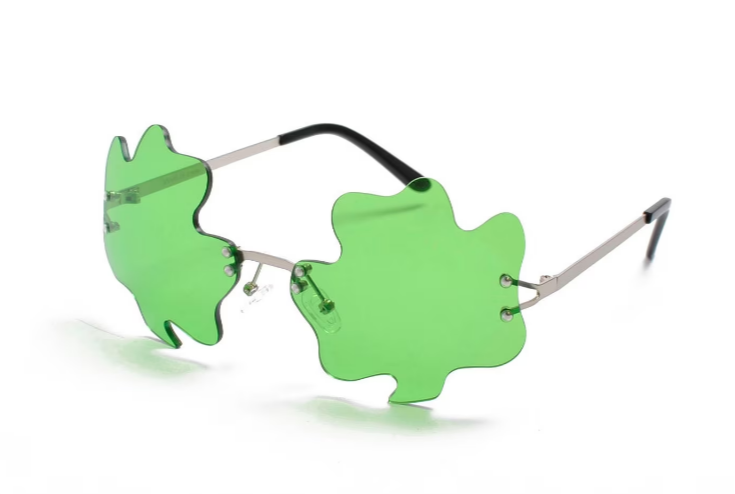 A whimsical pair of shamrock sunglasses to help the recipient see luck
