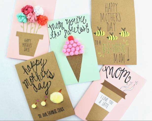 handmade mother's day cards craft