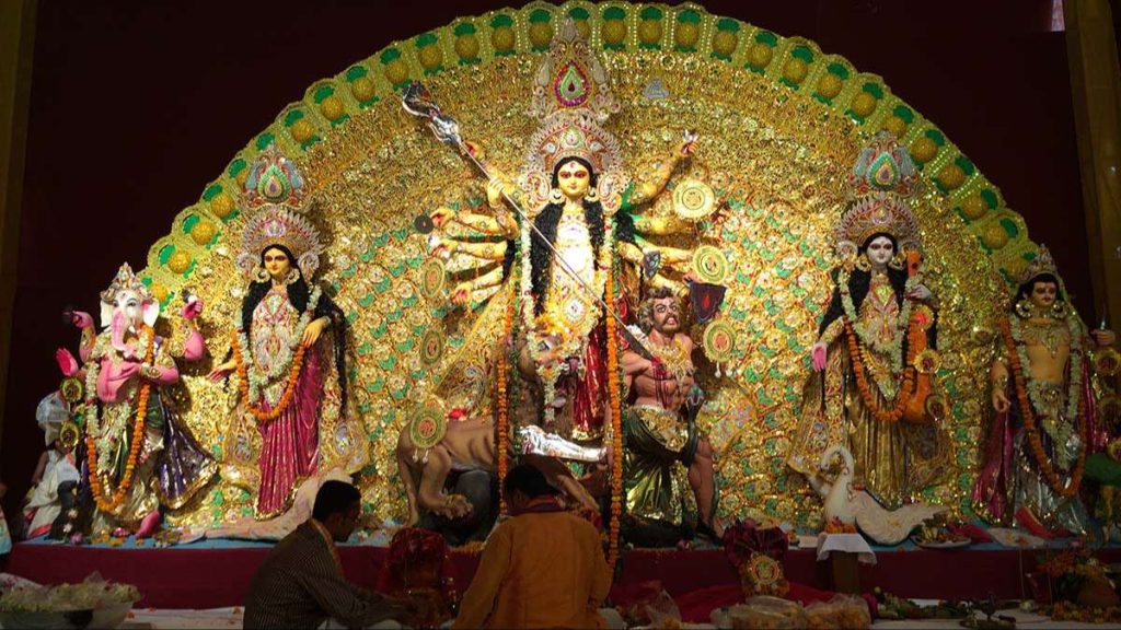 The Durga Puja festival in 2022