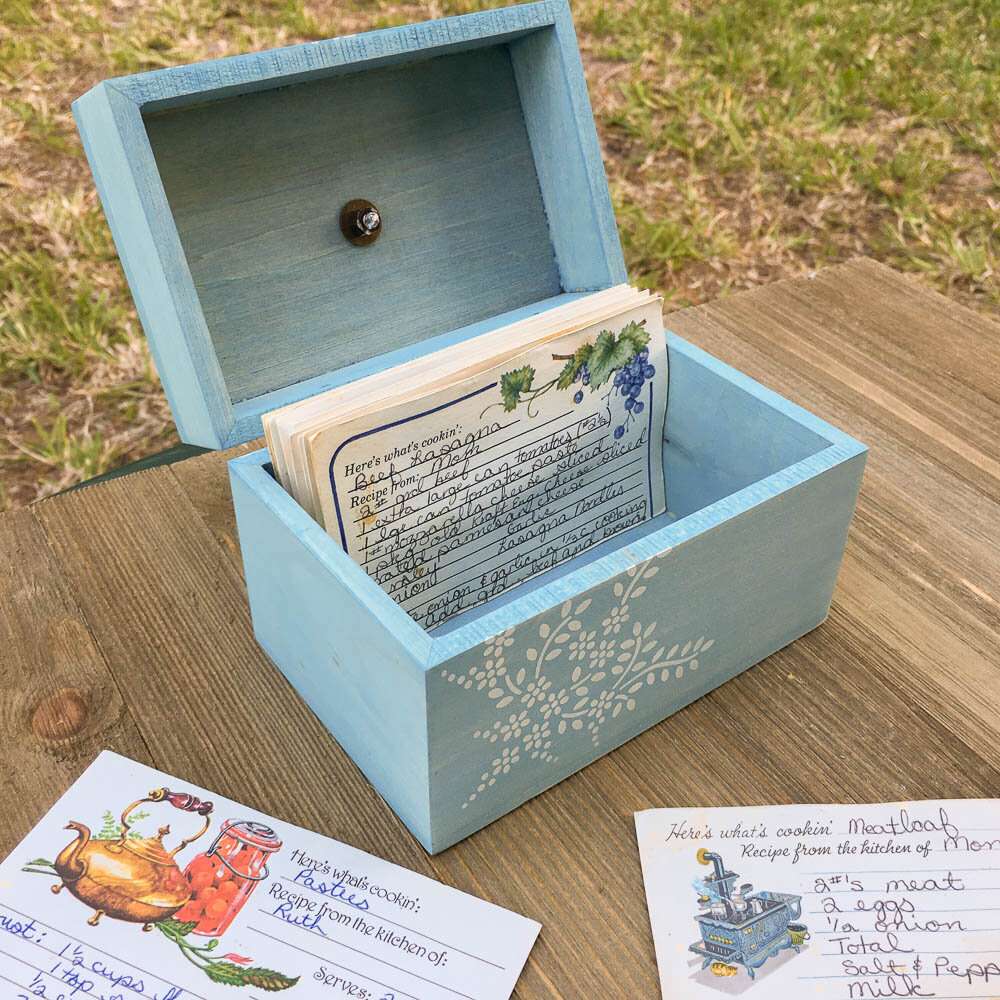 Recipe box for mom mother's day