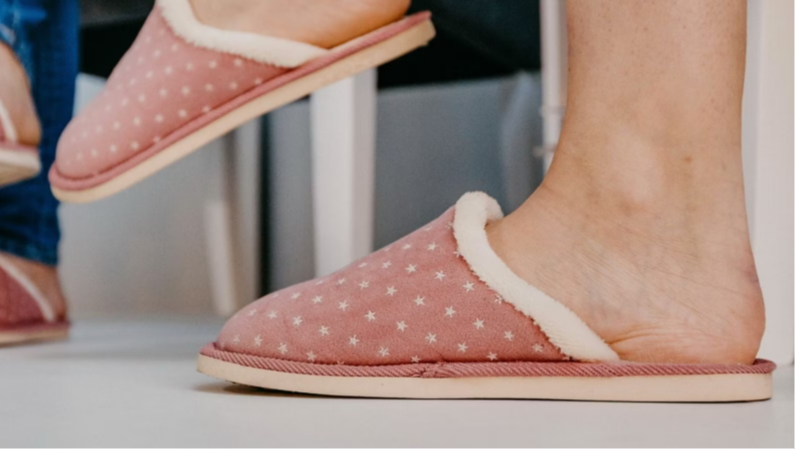 Soft slippers make moms' swollen feet more bearable