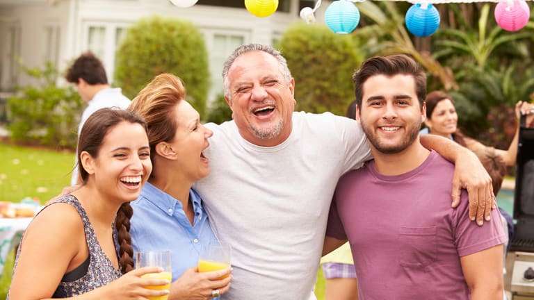A Father's Day party can make your dad happy like a little kid