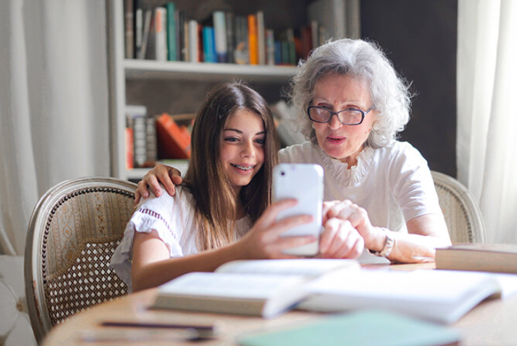 Capture the wisdom and memories of mom and grandma by recording a conversation with them